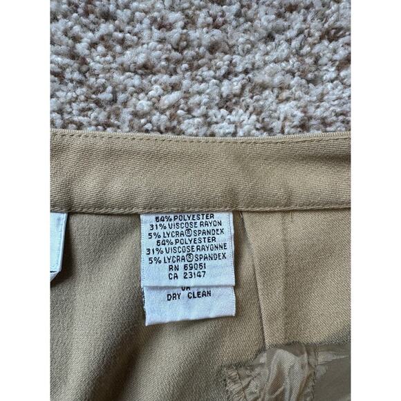 Talbots Woman's Pants khaki/tan; size women's 16, Stretch, zippered pockets - Picture 8 of 9